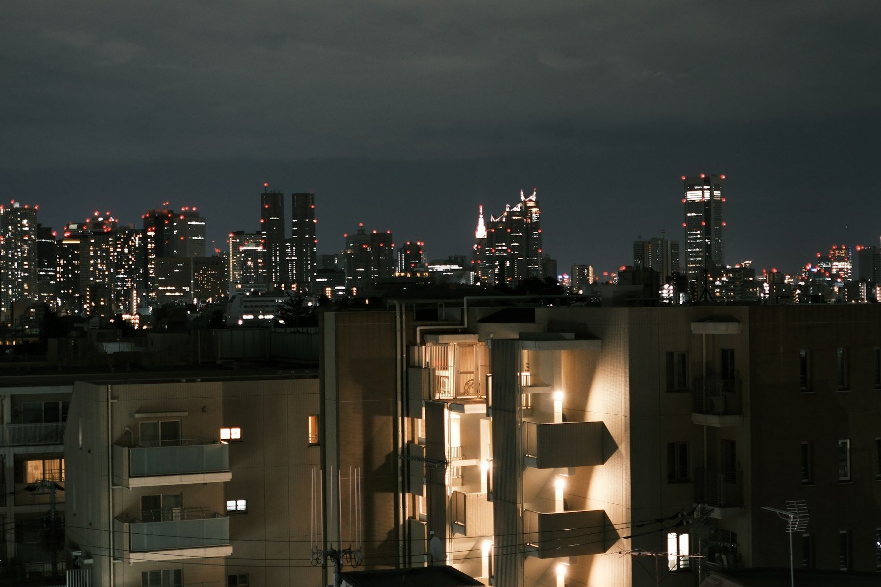 夜景とレジデンス